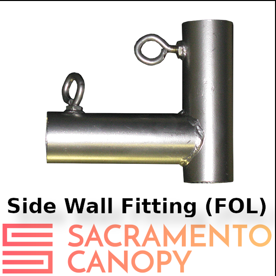 Slope, Lean-To Canopy Fittings Kits, DIY Greenhouse, RV & Boat Carport
