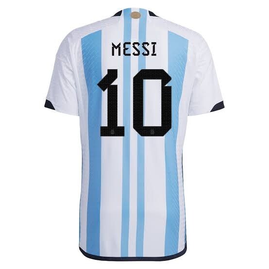 ウェア 07/08 Messi Argentina National Uniform 2008 Adidas Argentina Home Soccer Jersey Lionel Messi Men XL