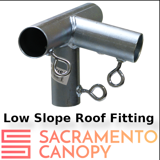 Slope, Lean-To Canopy Fittings Kits, DIY Greenhouse, RV & Boat Carport