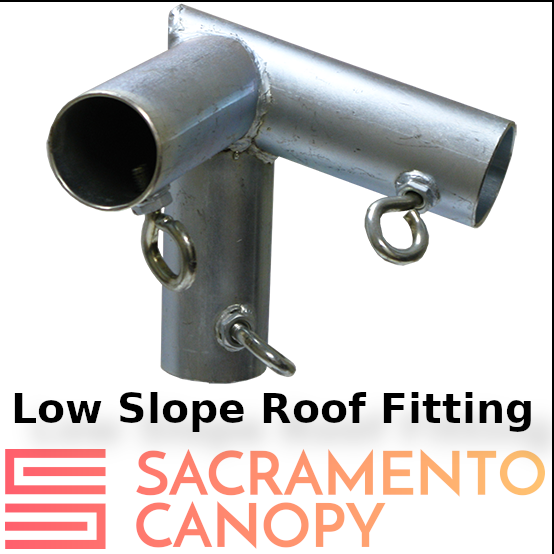Slope, Lean-To Canopy Fittings Kits, DIY Greenhouse, RV & Boat Carport