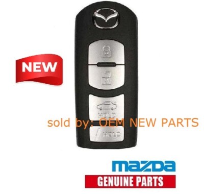 2014-2018 Mazda 6 / 4-Button Smart Key / PN: GJY9-67-5DY / WAZSKE13D01 OEM