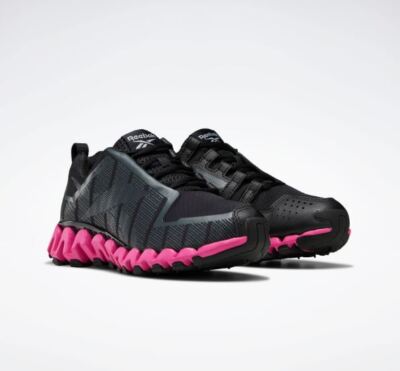 Reebok ZigWild Trail 6 Women's Running Sneakers Shoes Black/ Pink