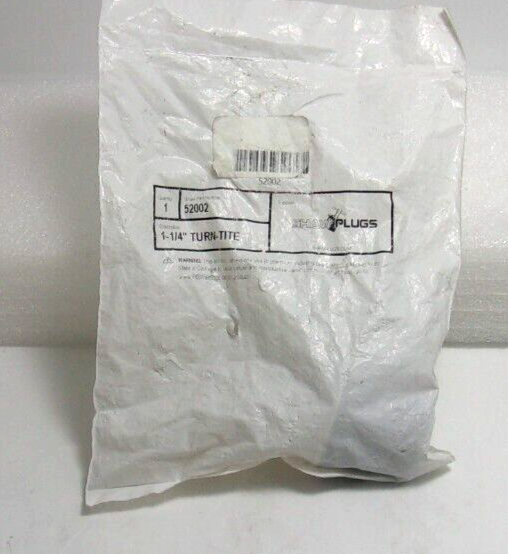 SHAW PLUGS 52002 Mech Expansion Plug,Turn-Tite,1-1/4", New