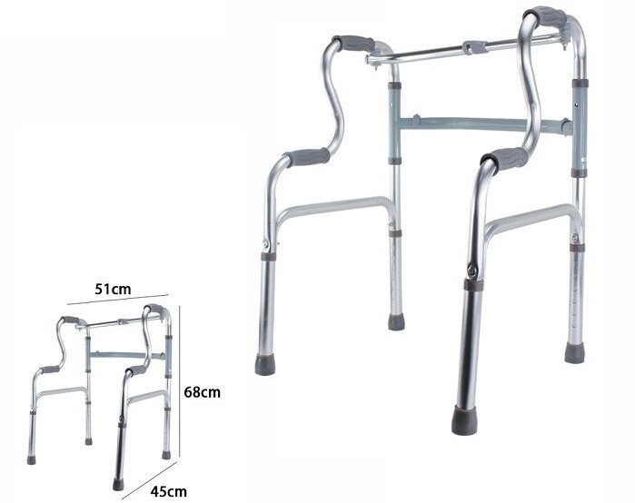 Girello Deambulatore Pieghevole Per Anziani Disabili 4 Puntali Alzarsi Wc dfh