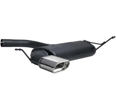 muffler for VW Scirocco III HB 2.0 TDi 103kW 110kW 2008-2013 Single Tip 145x75mm