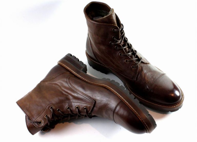 Preowned Ivan Troy Moussa Brown Men's Italian Stylish Anlke Leather