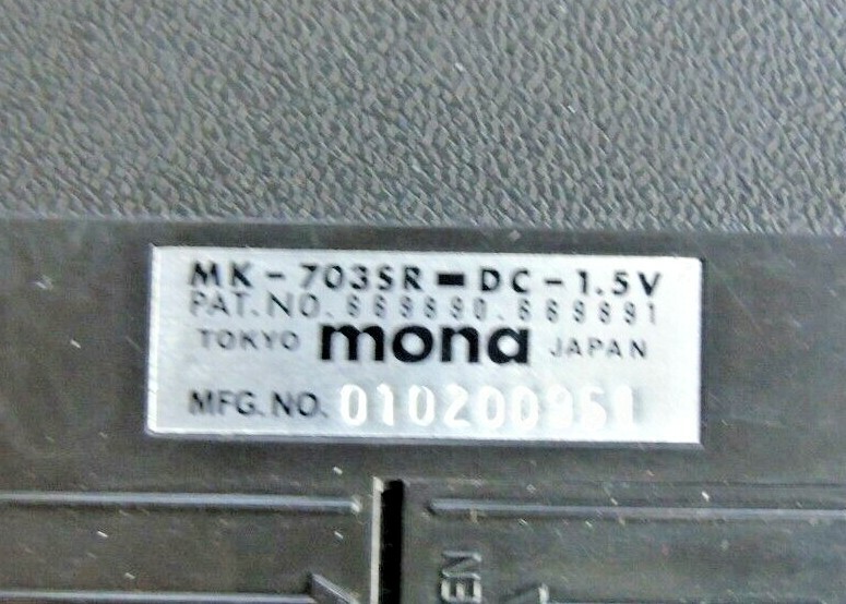 MONA MK-703SR STEREO CASSETTE ADAPTOR for 8 TRACK PLAYERS
