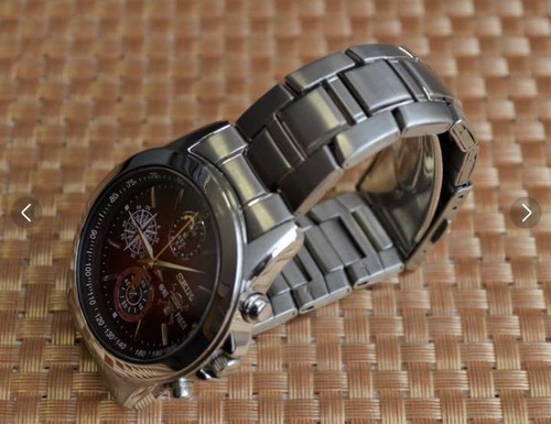 Pre-owned Seiko ×onepiece 20th Anniversary Limited To 5000 7t92-hbc0 Red X Silver