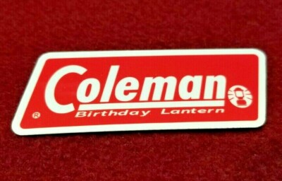 Coleman Lantern Sticker Decal ''Birthday Lantern'' Edition. 