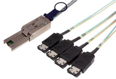 Mini SAS (host) to eSATA x4 (Target), 1M