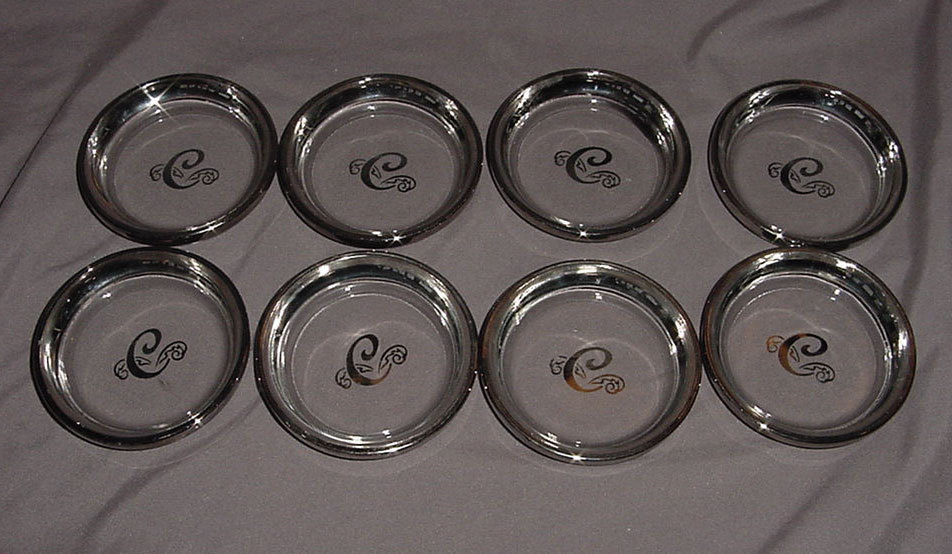 Dorothy Thorpe Silver Rim Monogram 