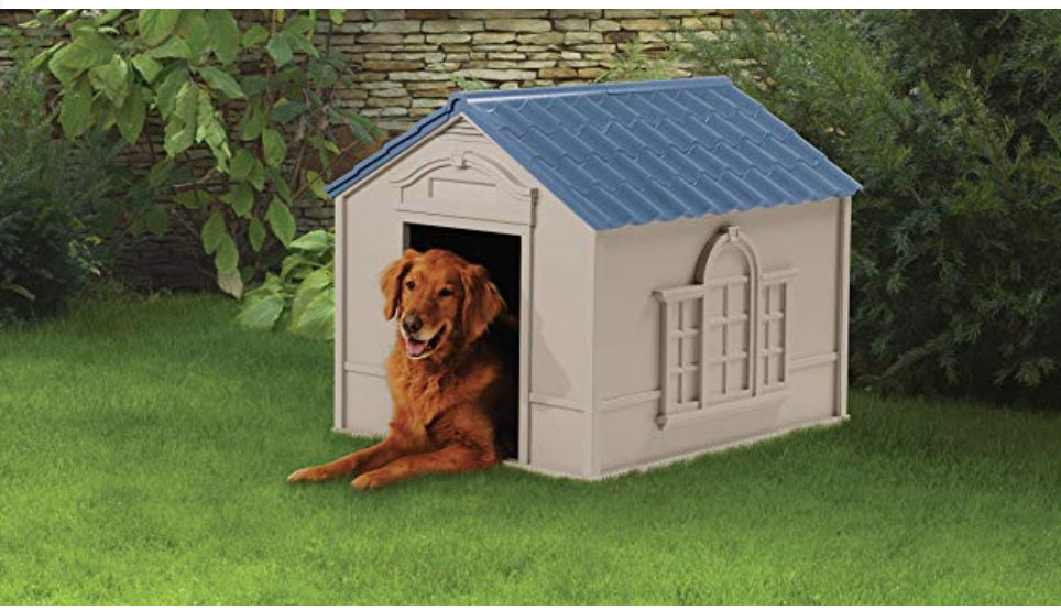 GIANT Dog House Kennel Home Dogs Outdoor Shelter Pet Heavy Duty Winter XL Houses