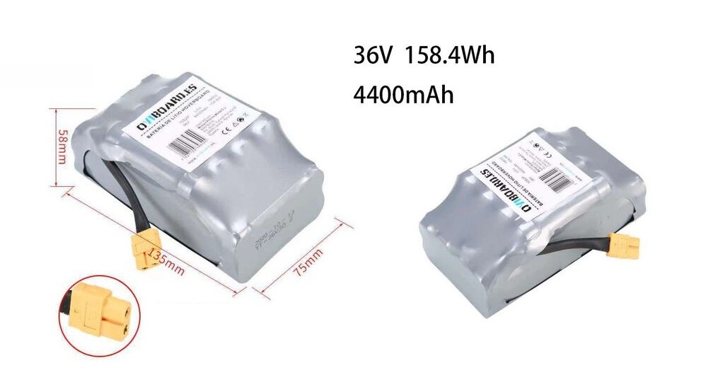 Batteria Ricaricabile Ricambio per Smart Balance Hoverboard 36V 4400mah Cir