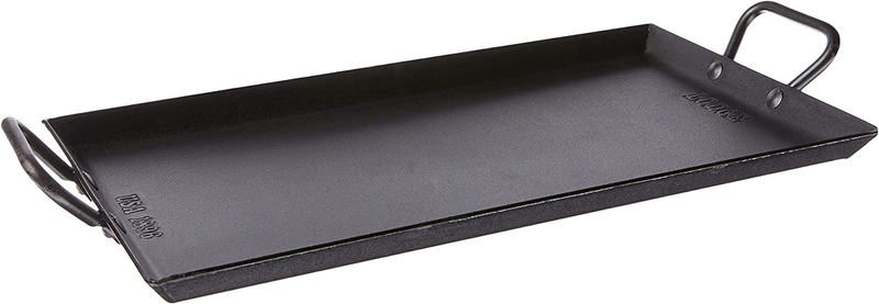 Lodge Carbon Steel Griddle, Pre-Seasoned, 18-inch, Black