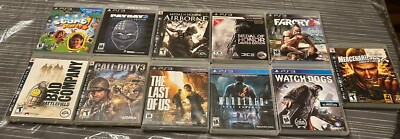PS3 PlayStation 3 Call Duty Mercenaries Far Cry 3 Battlefield Payday 2 Lot