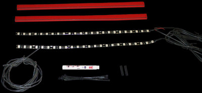 Custom Dynamics Magicflex 2 Wheel Lights for all Indians Orange #M2WK1-IND-ORANG