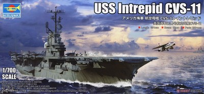 Trumpeter 06743 1/700 scale USS Intrepid CVS-11 (Plastic model)