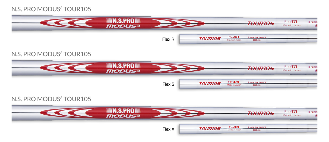 New Nippon N.S. Pro Modus3 Tour 105 Steel Golf Iron Shaft