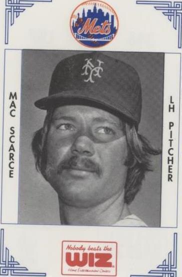 1991 The Wiz/AT&T New York Mets - Mac Scarce #346