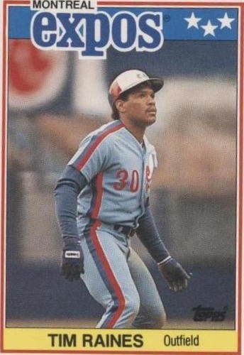 1988 Topps United Kingdom Minis - Tim Raines #58