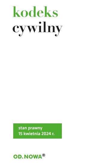 Kodeks Cywilny 2024 / Od.Nowa