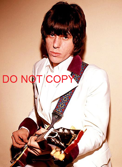 JEFF BECK PHOTO - YARDBIRDS- JIMMY PAGE, ERIC CLAPTON, 8x11