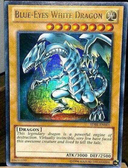 Yu-Gi-Oh Blue eyes White Dragon 89631139 Rare ATK/3000 DEF Yu-Gi-Oh Blue eyes White Dragon 89631139 Rare ATK/3000 DEF