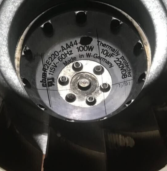 ebm R2E220-AA44-23 AC Motorized Impeller Fan Blower Ventilator 