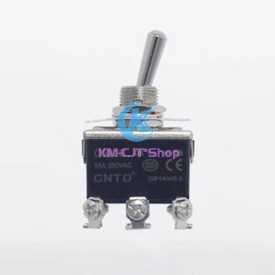 1PCS New For CNTD C522B Self-lock Toggle Switch 15A 250VAC 6Pin 2-Gear