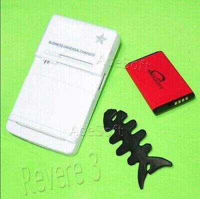 New 1850mAh Standard Battery USB/AC Charger Winder Silicon for LG Revere 3 VN170