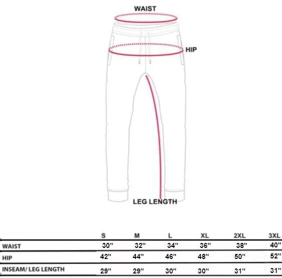 Men's Fleece Lined Slim Fit Casual Tech Jogger Sweatpants W Zipper Pockets S-3XL