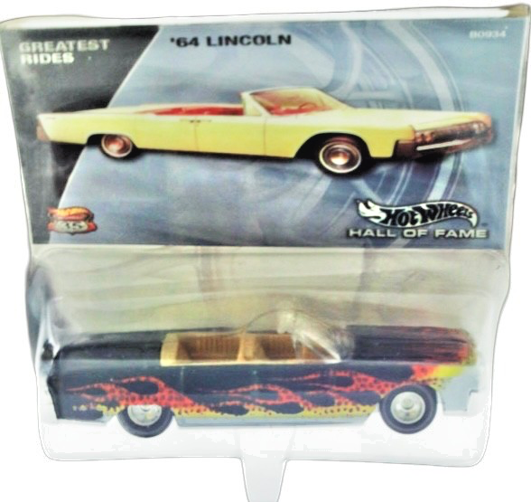 2002 Hot Wheels Hall of Fame Rides ~ 1964 LINCOLN CONTINENTAL ~ Real Riders 1:64