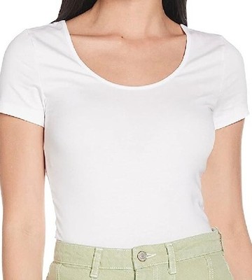 Vero Moda Women's Vmmaxi My Ss Soft U-Neck Noos T-Shirt XL Weiß Bright White
