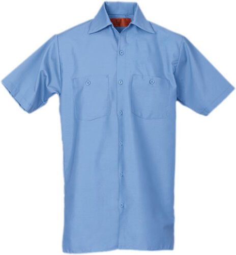 Work Shirts Industrial Uniform Two Pockets Short Sleeve Reed Polyester/cotton