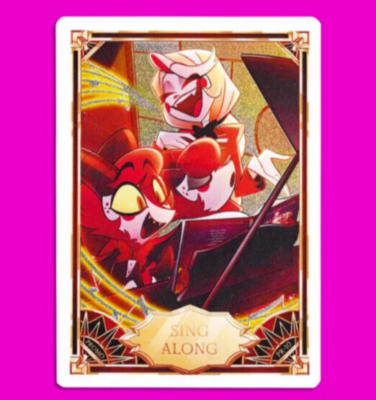 Hazbin Hotel Trading Card - Sing Along Promo ( PR-10 ) Foil - SEALED - IN HAND