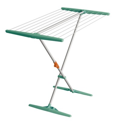 Juwel Superdry Basic Wäscheständer, Trockenlänge 11 m, Wäschetrockner mint, Alu