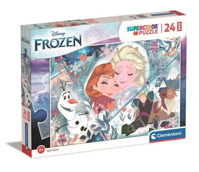 Puzzle maxi 24 elementy. Supercolor. Frozen 2