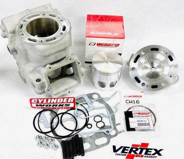 YZ250 YZ 250 Stock Bore Cylinder Head 66.40 Wiseco Complete