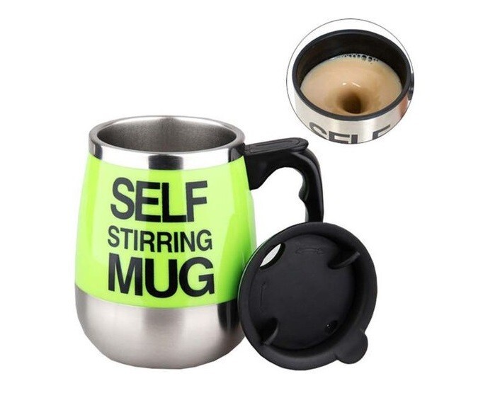 Tazza Termica Cappuccino Latte Elettrica Automescolante Caffè Schiumare cir