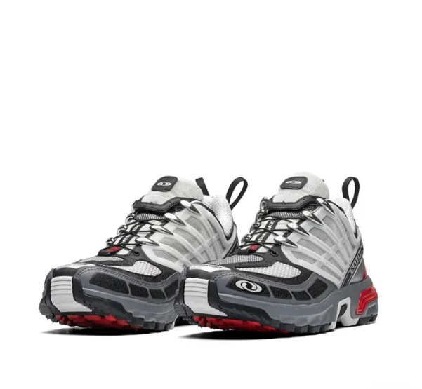 Pre-owned Salomon Acs Pro Advanced 'lunar Rock Goji Berry' 415537 Men's Shoes In Red