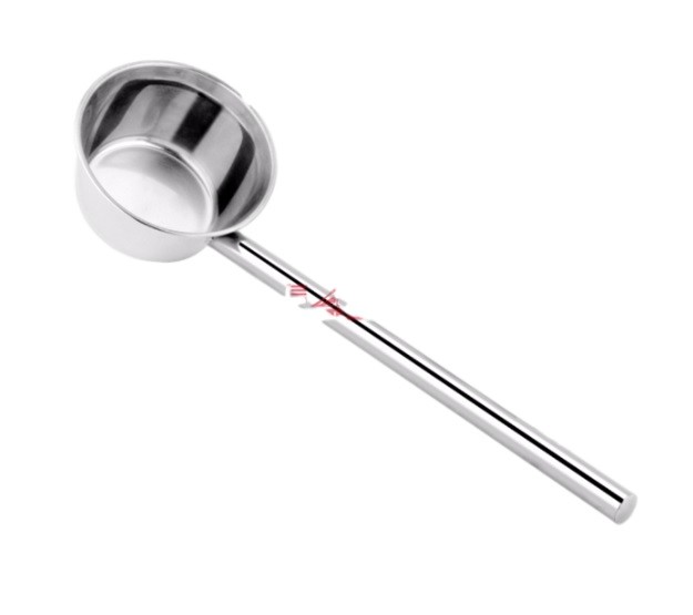 Mestolo Sassola In Acciaio Inox Acqua Diametro 18cm Manico Lungo dfh