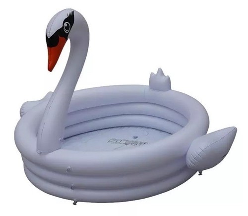 Swan Swimming Pool Inflatable Kids Outdoor Pool, 60