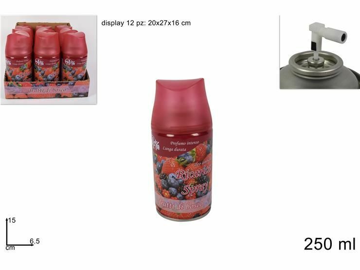 12 Pz Deodorante Spray Profumi Ambiente Frutti Di Bosco Per AIR WICK/Glade dfh