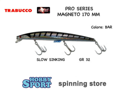 LONG JERK MAGNETO 170 COLORE BAR  32 GR RAPTURE 17 CM SPINNING MARE  18004723