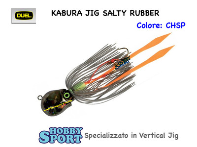 KABURA DUEL SALTY RUBBER 30 GR VERTICAL JIG col CHSP