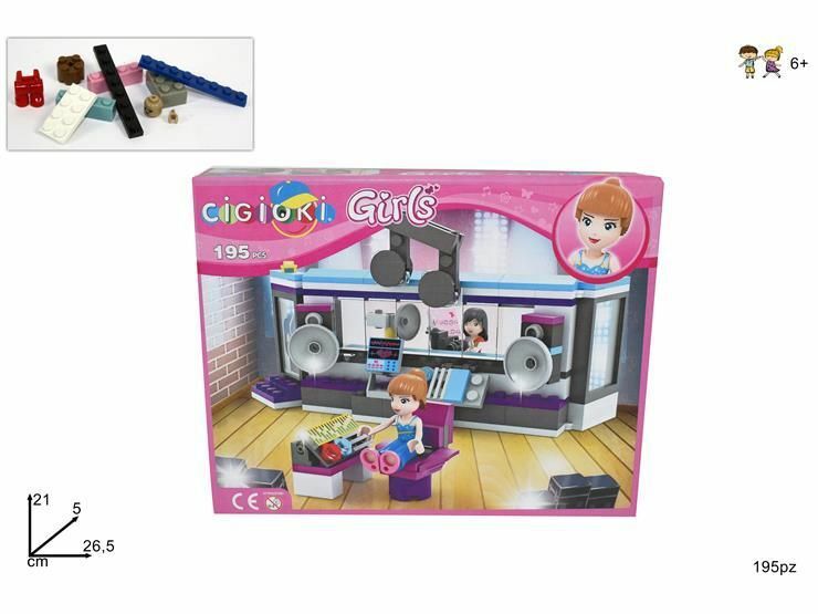 Costruzioni Sala Canto 195 Pezzi Gioco Giocattolo Bambini dfh