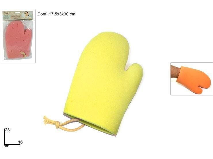 Guanto Doccia In Spugna Lava Cura Corpo Colorato dfh