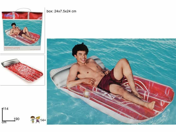 Materassino Materasso Gonfiabile Moonshine 190x114cm Estate Mare Piscina dfh