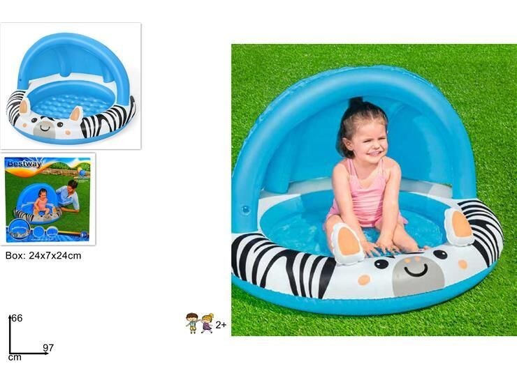 Piscina Safari Gonfiabile Con Copertura Bambini Mare Piscina Estate dfh