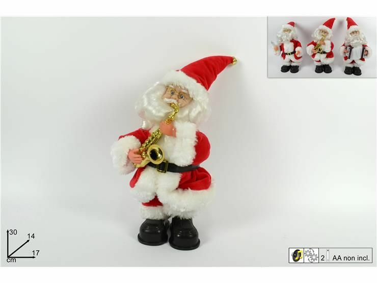 Babbo Natale Con Musica E Movimento Decorazione Natale dfh